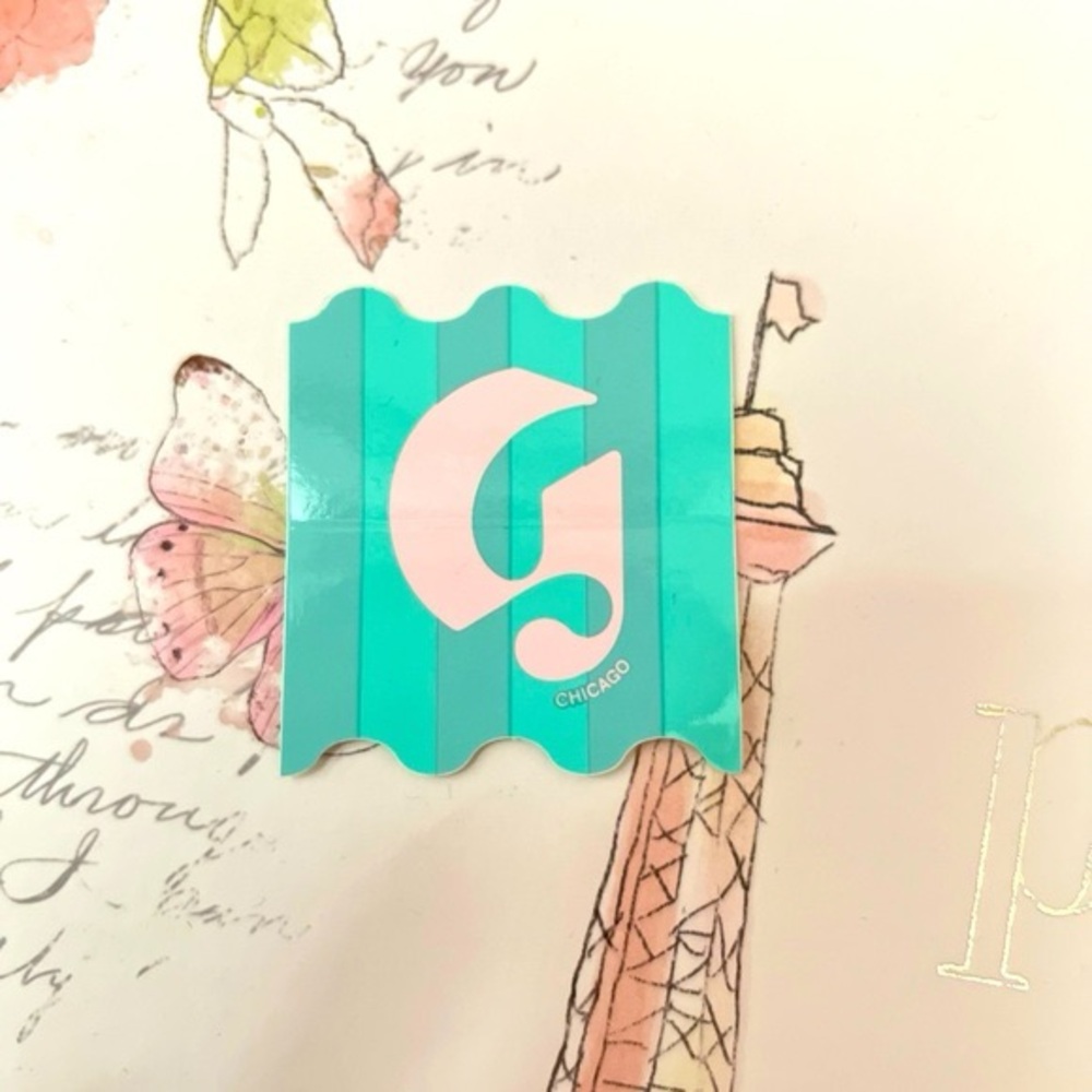 FREE Glossier Chicago Sticker - Picture 2 of 2